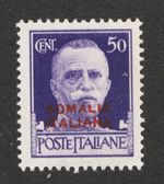 1931 Somalia, Italian - Sc# 137 - 50¢, King Victor Emmanuel III. MNH Cv$11.50