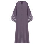 Sumaya Sapna Abaya Size 58 XL Lilac Purple Muslim Dress 