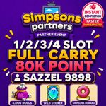 SIMPSONS PARTNERS - Full Carry Slot | 100% Guaranteed SERVICE | Monopoli _Go