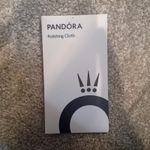 Pandora Double-Sided Pink/White Polishing Cloth New 2 in 1 Jewellery Free pp