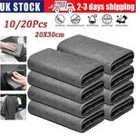 10/20x Thickened Magic Cleaning Cloth Streak Free Microfiber Glass Wiping Rags
