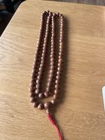 Buddha Tibetan Prayer Beads, Wooden Bead Braclet or Necklace, Yoga Gift