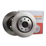 Service Kit Front Brake Discs & Brake Pad Set Fits Citroën C2 C3 DS Opel Peugeot