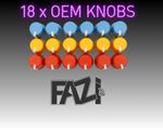 18 x MIX COLOR OEM KNOBS DJ MXER PIONEER DJM 500 600 800 RX 23DENON TRAKTOR AKAI