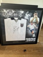 Paul Gascoigne Signed England Football Shirt Framed Display with Photo Collage