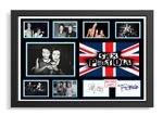 (194) sid vicious & johnny rotten  signed unframed/framed photograph (reprint)@.
