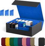 Magic Trading Leather 2000+Cards Deck Box Card Storage Box For TCG MTG Yugioh UK