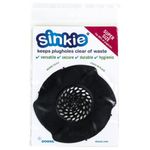 Super Sinkie Sink Trap 17.8cm - Black - Large Plug Hole Protector - Dossil