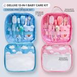 13-in-1 Baby Grooming Healthcare Kit w/ Travel Case BPA-Free Newborn Gift 0+