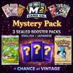 Pokemon Mystery Pack 3 Sealed Booster Packs - Chance at Vintage Fossil / Jungle!