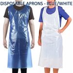 1000 DISPOSABLE PLASTIC PPE APRON WATERPROOF POLYTHENE APRONS ECO FLAT PACK UK