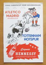 1963 ECWC Final ATLETICO MADRID v TOTTENHAM HOTSPUR 20 Page Edition *Exc Cond*