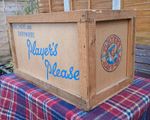 Players Navy Cut Cigarettes Wooden Shipping Case Large Version c.1955