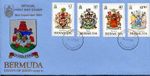 BERMUDA: FDC (1985) Coats of Arms Part III Heraldry Hamilton Paget Warwick
