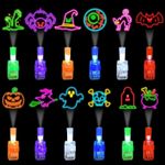 10Pcs Halloween Finger Lights LED Projector Rings Kids Party Favor Trick Treat