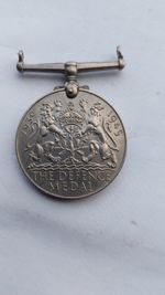 The Defence Medal, 1939 - 1945, George Vi, Ww2 Medal, British Army Unmounted