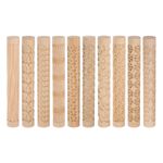 10pcs Wood Clay Roller 15cm Wooden Pottery Tools Wood Grain Texture Rollers