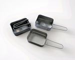 4 X Genuine British Army surplus, Aluminium Mess Tin, Cooking, camping Pans