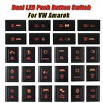 1x LED button push button on off switch top left right for  Amarok Mk1  A107R