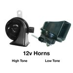 12v High & Low Tone Exact Fit Shell Horn Pack Suitable for BMW