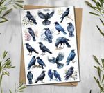 Raven Stickers. Crow stickers. Birds Planner Stickers. 33