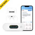 CheckMe ER2-S Mobile ECG EKG Heart Monitor with Chest Strap Wireless AI Analysis