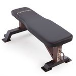 Heavy Duty Weight Bench Flat Home Gym Chest Press Workout STEELBODY 10101