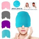 Gel Cold Therapy Headache Migraine Relief Hat Head Antistress Relax Ice Eye Mask