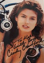 Cindy Crawford Signed Autographed 4x6 Photo