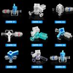 50 PCS Disposable Sterile 3-way Stopcocks, For Luer Lock and Catheter Connection