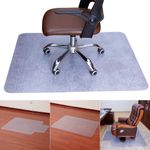 Non Slip Office Chair Desk Mat Floor Computer Carpet Protector PVC Plastic Clear