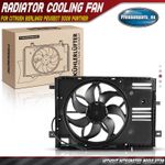Radiator Cooling Fan for Citroen Berlingo Peugeot 308 5008 Partner Fiat Doblo
