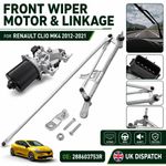 For Renault Clio Mk4 2013-2020 Front Windscreen Wiper Motor And Linkage , Rhd