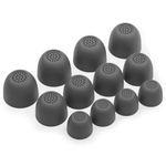 12 x Silicone EarBuds Ear Tips For Samsung Galaxy Buds FE Earphones in Grey