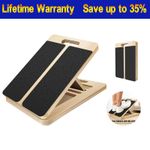 Slant Board Wooden Adjustable Calf Stretching Board Incline Board
