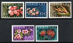 Flowers - Surinam 1962 Red Cross - Flowers set fine fresh MNH