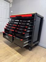 US PRO TOOL CHEST BOX WITH TOOLS TRAYS 13 DRAWER ROLLER CABINET 294 PC