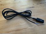 IEC C9 mains lead 2M uniquely RE-WIREABLE OPEN-ABLE Revox Akai