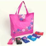 Large Foldable Reusable Ladies Shopping Bag Eco Tote Handbag Fold Away Bag UK