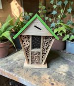 Natures Nest. Insect, Bee & Bug Hotel. Wooden Nesting Home for Garden Creatures