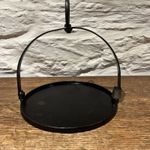 SWAIN - Cast Iron Romany Gypsy Style 10" gridle Pan plank bakestone Hanging Ring