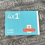 Royal Mail 1st Large Letter Barcode Stamp Booklet(1 Pack/4 Stamps) 100% Genuine