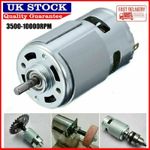 Large Torque High Power Motor 775 12-24V DC -10000RPM Low Noise UK Stock