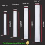 Twin LED Batten Tube Lights 4FT 5FT 6FT – Ceiling Strip 6500K Garage Office