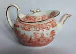 Wedgewood England Et Ruria Porcelain Teapot Oriental Design Excellent Condition