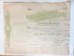 Antique 1911 Share Certificate Rhodesia Mining and Development Limited