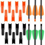 50pcs Archery Arrow Nocks OR Vanes ID6.2mm Half-moon for 15"/7.5" Bolts Hunting