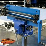 18" Bead Roller Former Swager Rotary Metal Sheet Swaging Machine+10 Bead Die