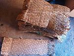 Woven Thatch Reed Panels Packing Material - Bundle of Woven Reed Stick Mats