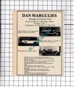 Dan Margulies London - 1975 Small Advert